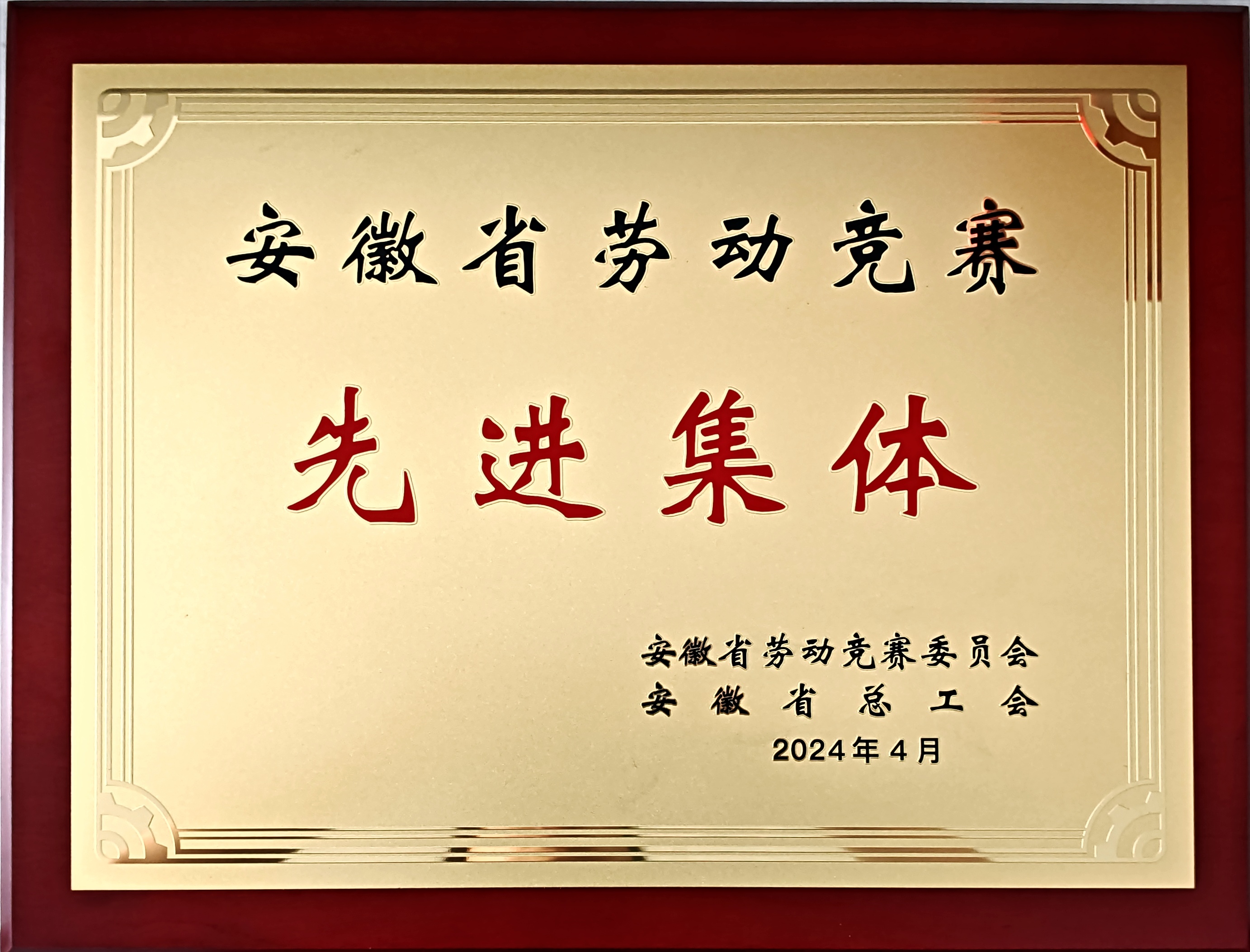正式授牌｜安徽英发睿能荣获“安徽省五一劳动竞赛先进集体”荣誉称号